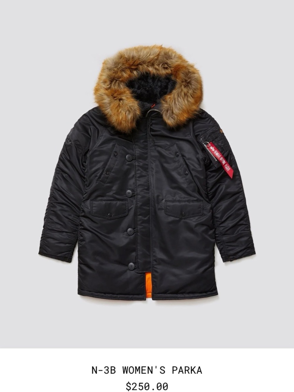 Alpha Industries N-3B WOMEN'S PARKA